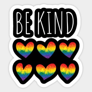 LGBTQ | Be Kind | Pride Gift | Rainbow Gift | LGBTQ Ally | LGBTQ Gift Idea | Love Is Love | Human Sticker